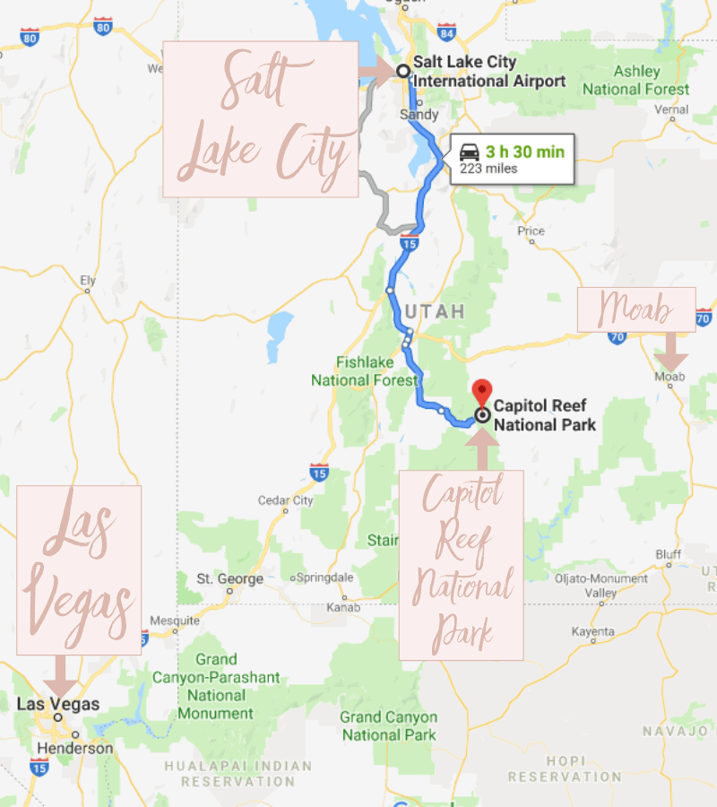 Capitol Reef National Park Itinerary