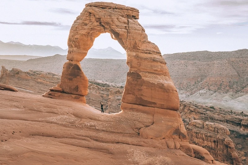 delicate arch in arches national park