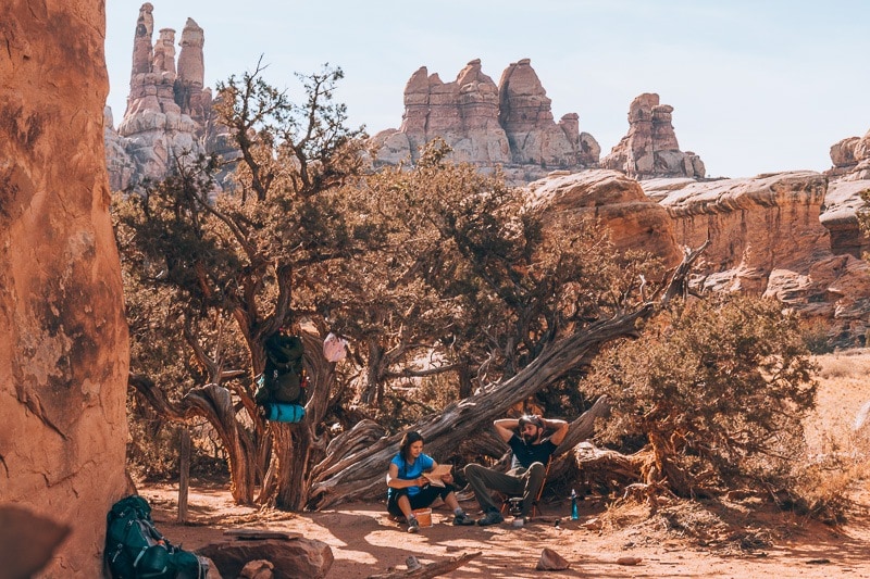 Backpacking Needles Canyonlands