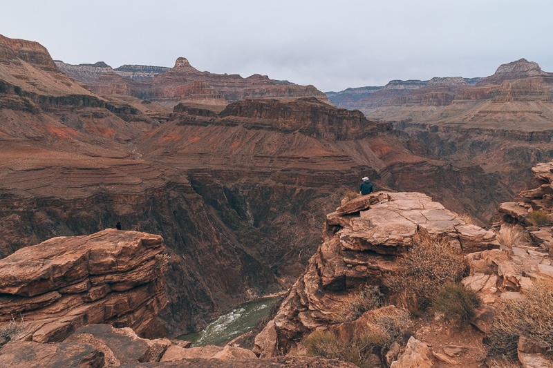 Plateau Point at the Grand Canyon 