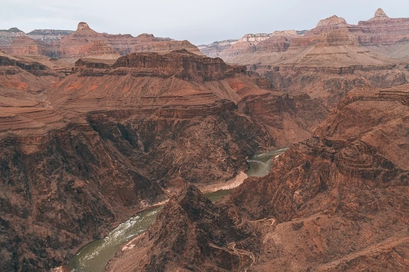 Plateau Point at the Grand Canyon 