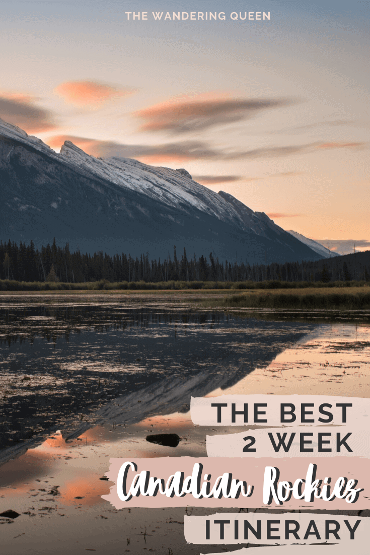 pin for best canadian rockies itinerary