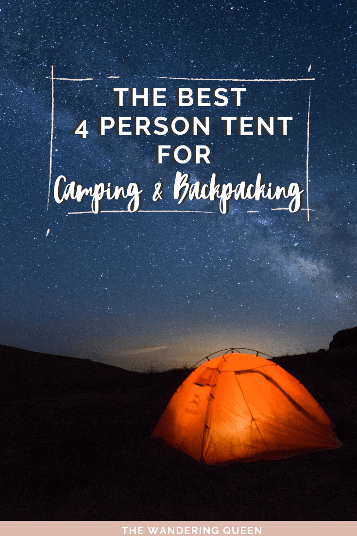 Gedetailleerd Bijdrage concept Best 4 Person Tent For Camping and Backpacking - The Wandering Queen