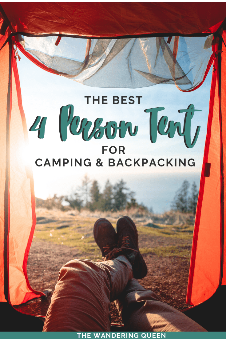 best 4 person tent pin