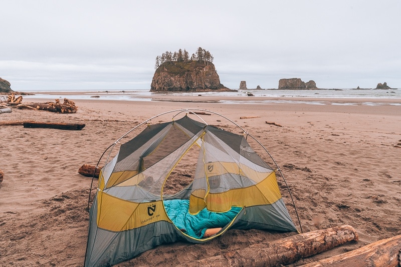 Second Beach Camping