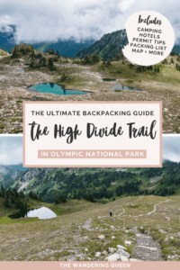 High Divide Loop Map Backpacking The High Divide Trail - Seven Lakes Basin Loop - The ...