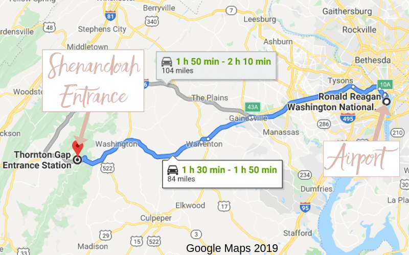 Shenandoah National Park Itinerary