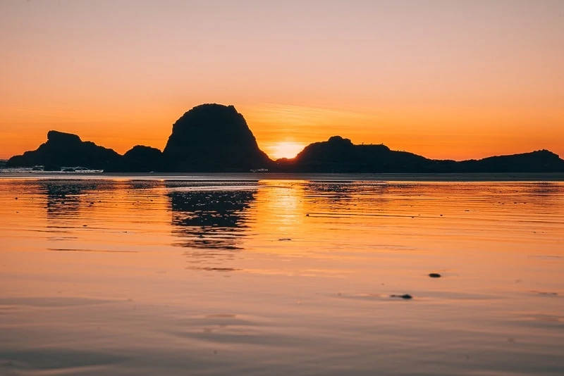 ruby beach sunset