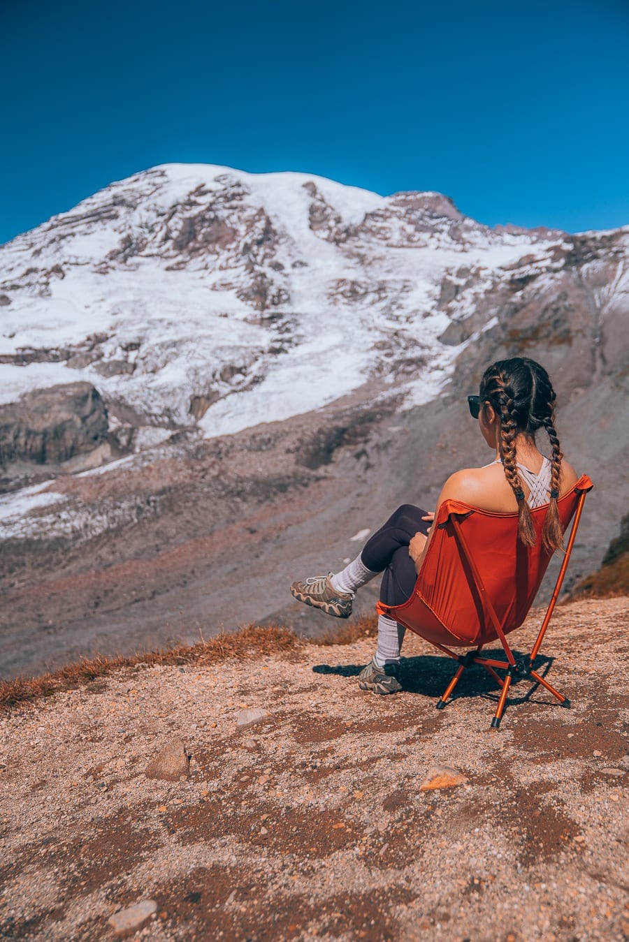 the rei flexlite chair in mount rainier