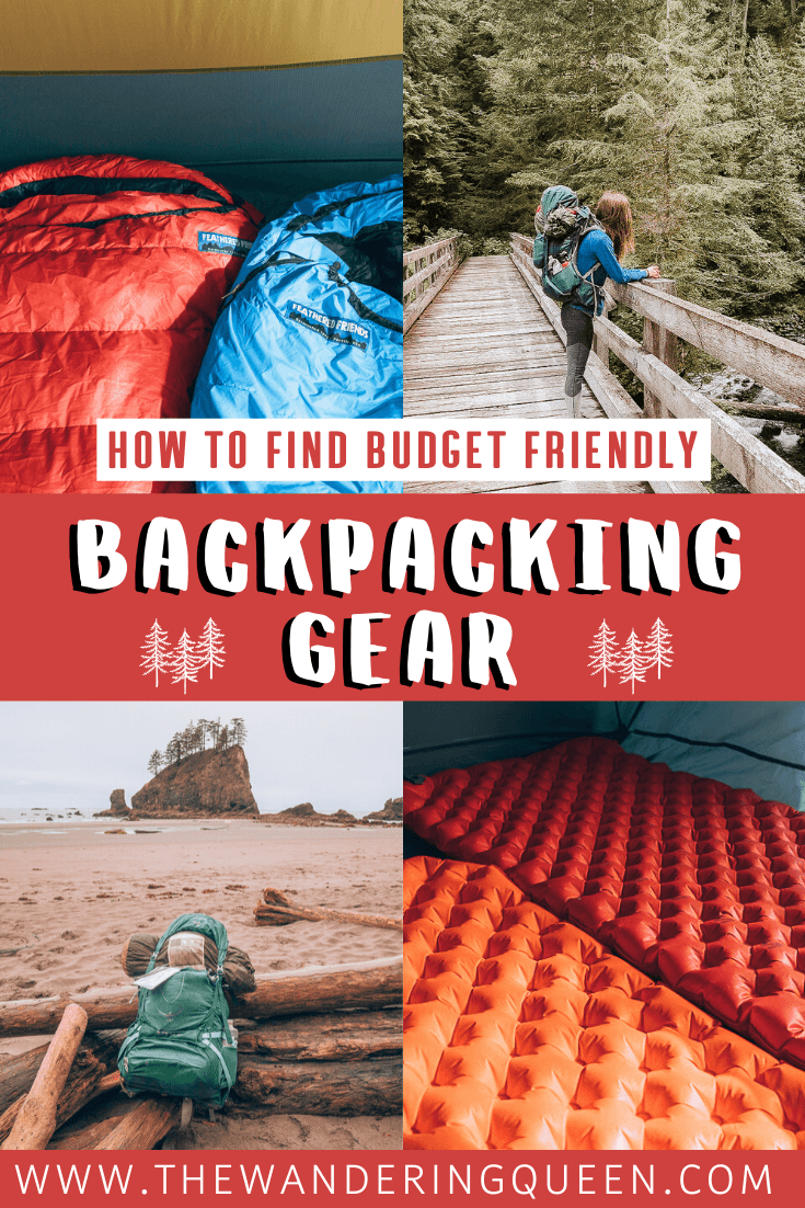 best budget backpacking gear pin