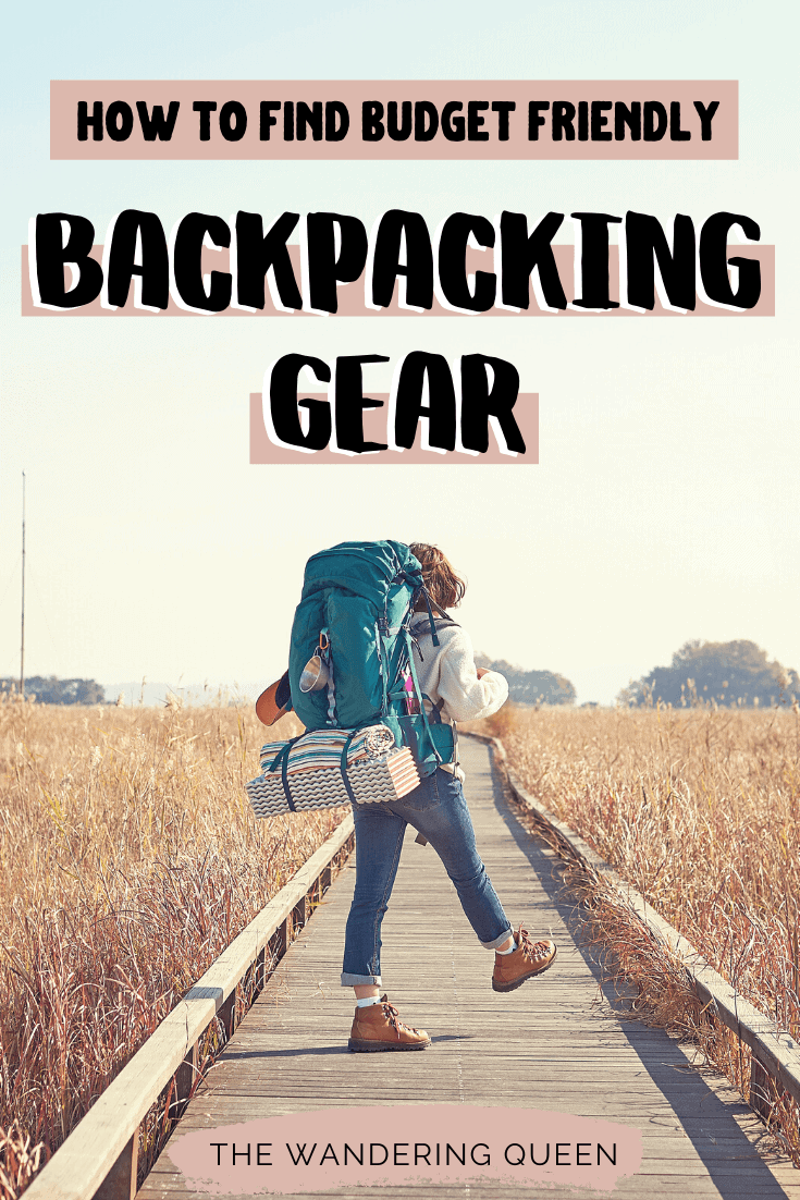 best budget backpacking gear pin