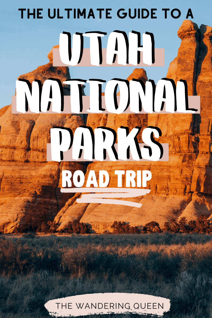 Utah National Parks Road Trip pin