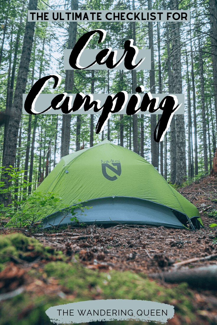 The Ultimate Car Camping Checklist