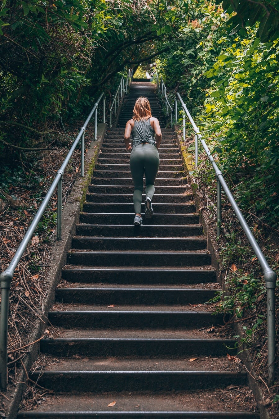 How To Plan A Backpacking Trip running up the stairs