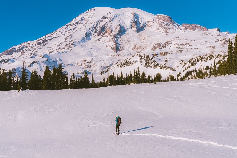 Hiking In Snow