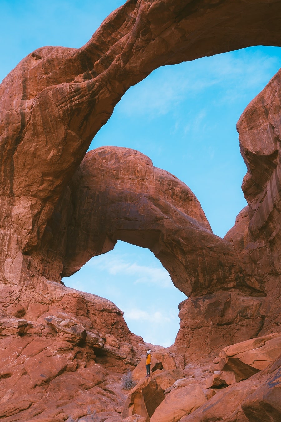 Double Arch And Landscape Arches Trail