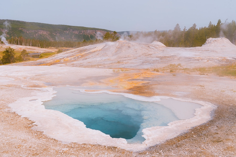 Upper Geyser Basin And Geyser Hill