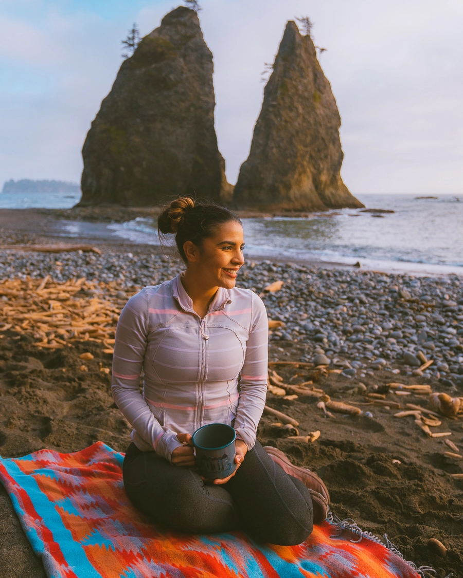 camping at Rialto Beach