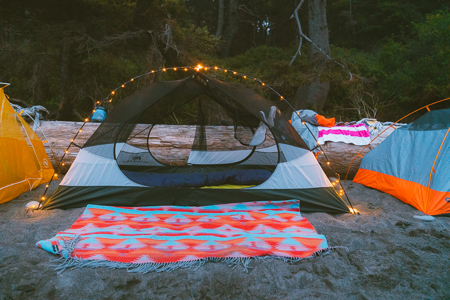 camping at Rialto Beach