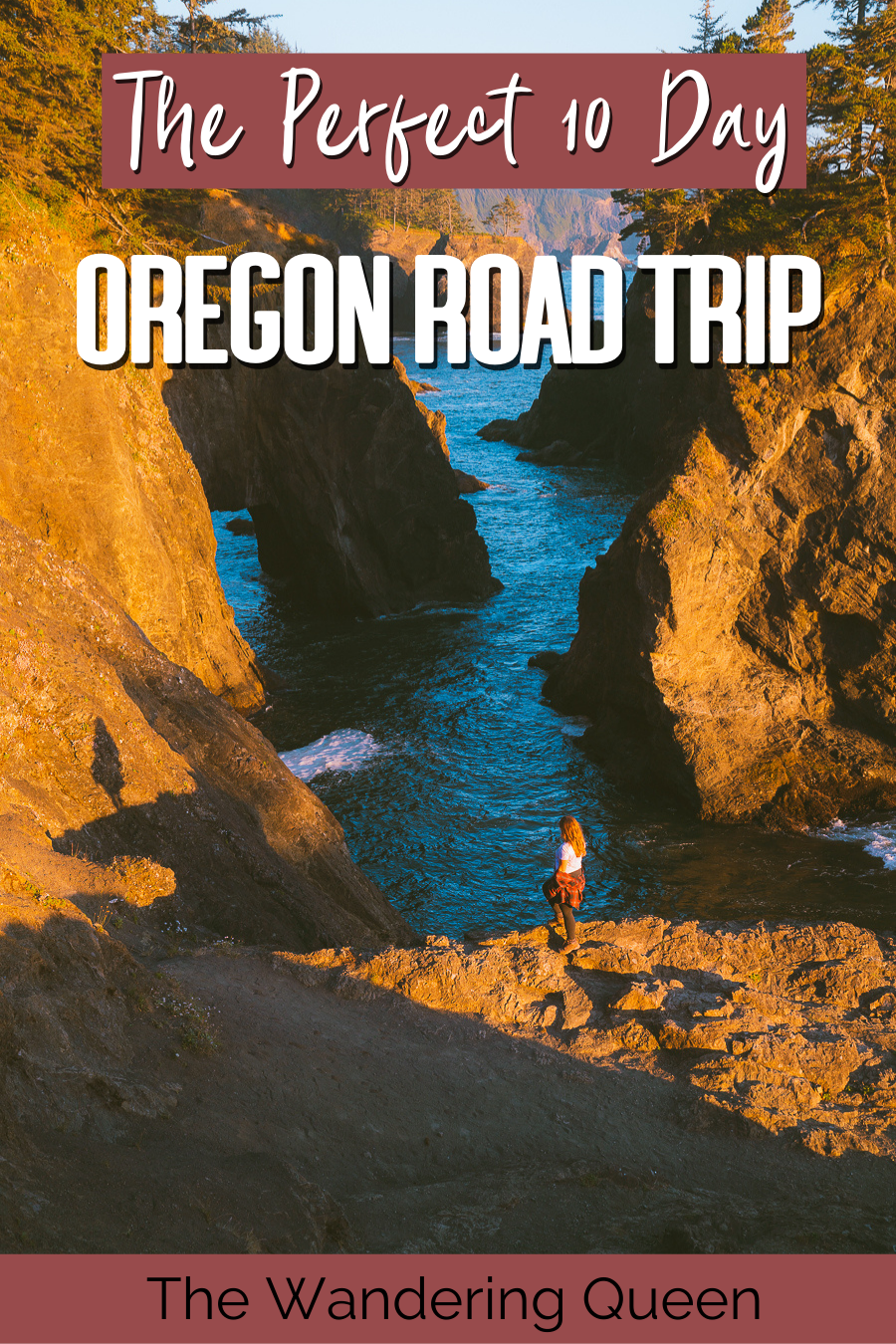 oregon to texas road trip map