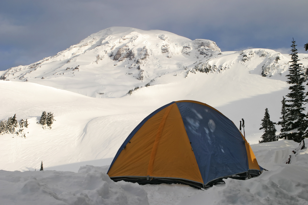 Snowshoeing Mt Rainier