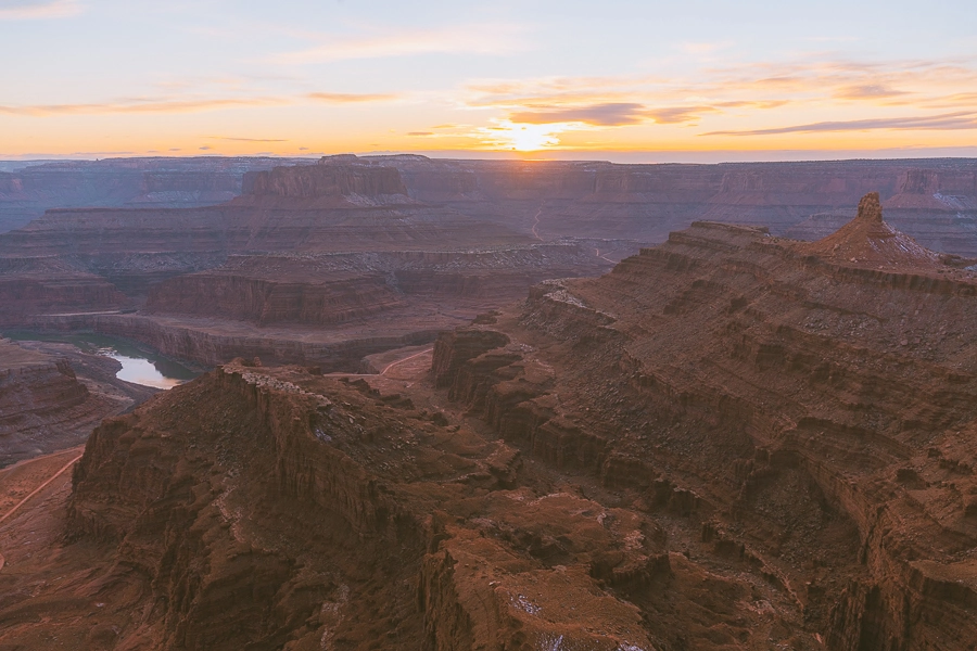 Dead Horse Point State Park At Sunset