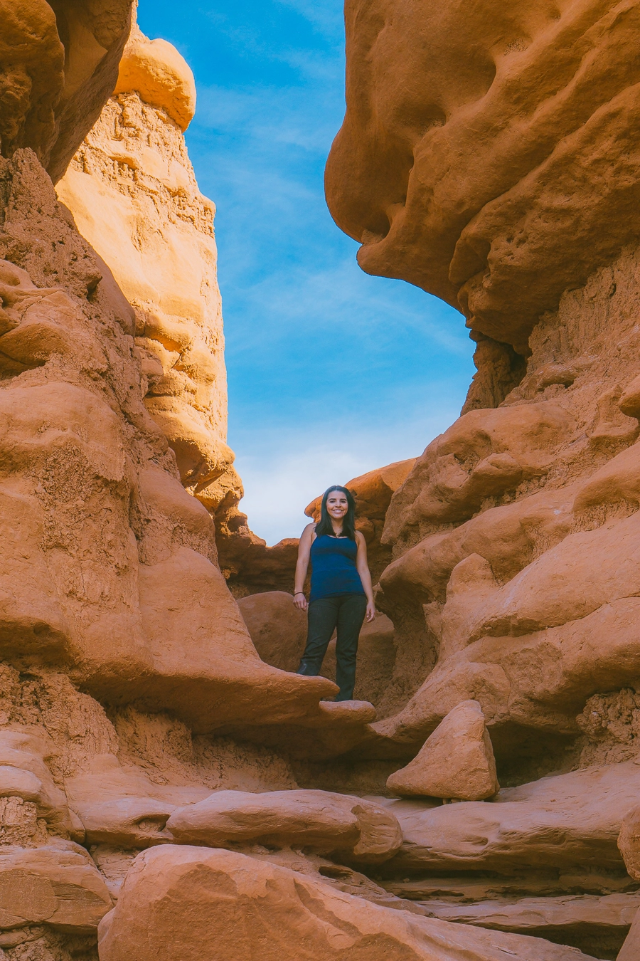 Hiking Goblin Valley State Park Utah