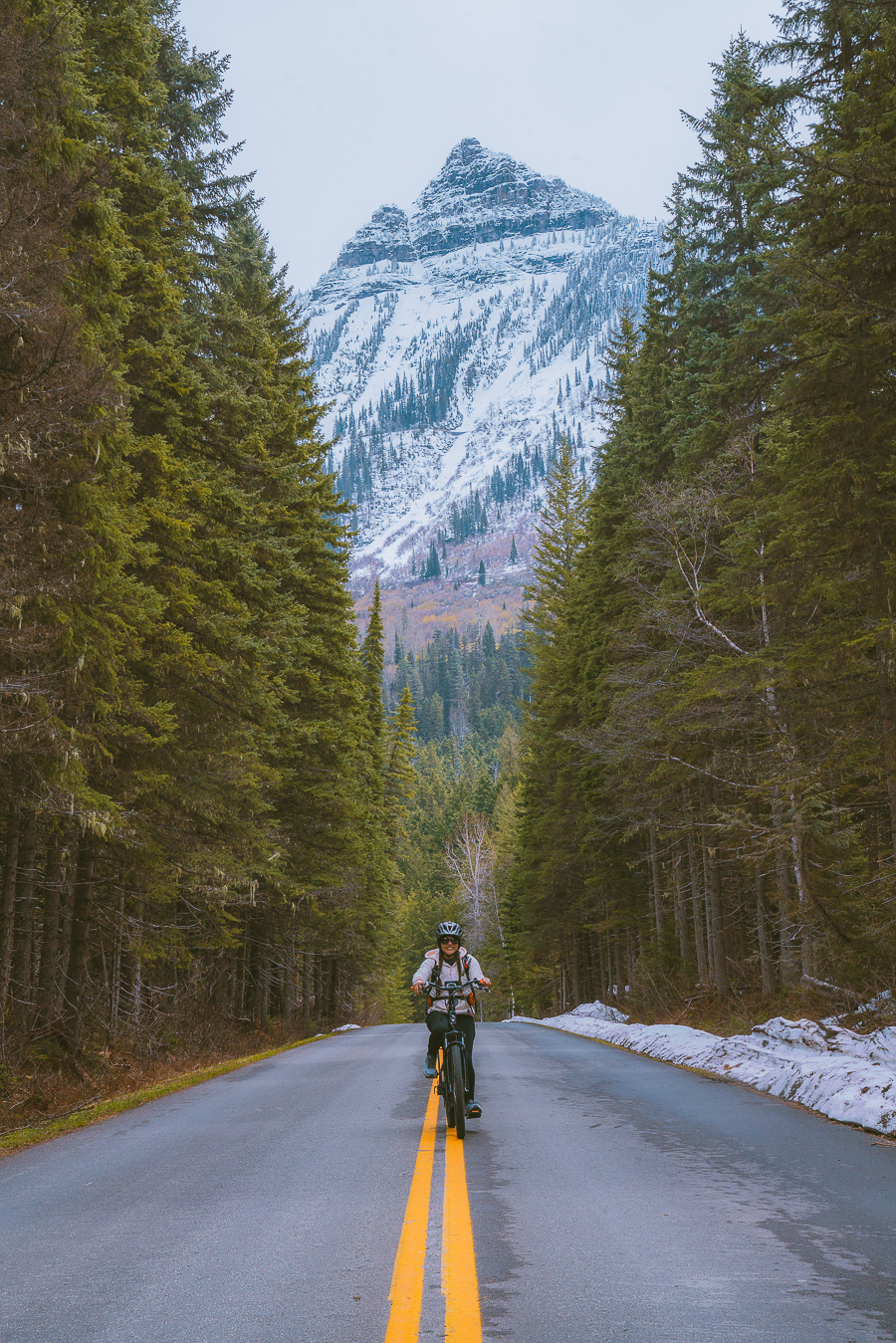 Biking Going To The Sun Road