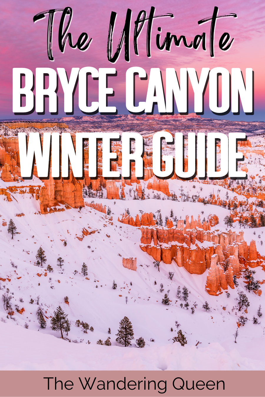 visit bryce canyon in winter
