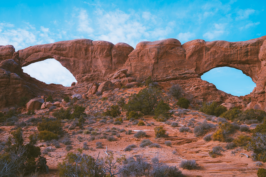 Arches National Park in Winter