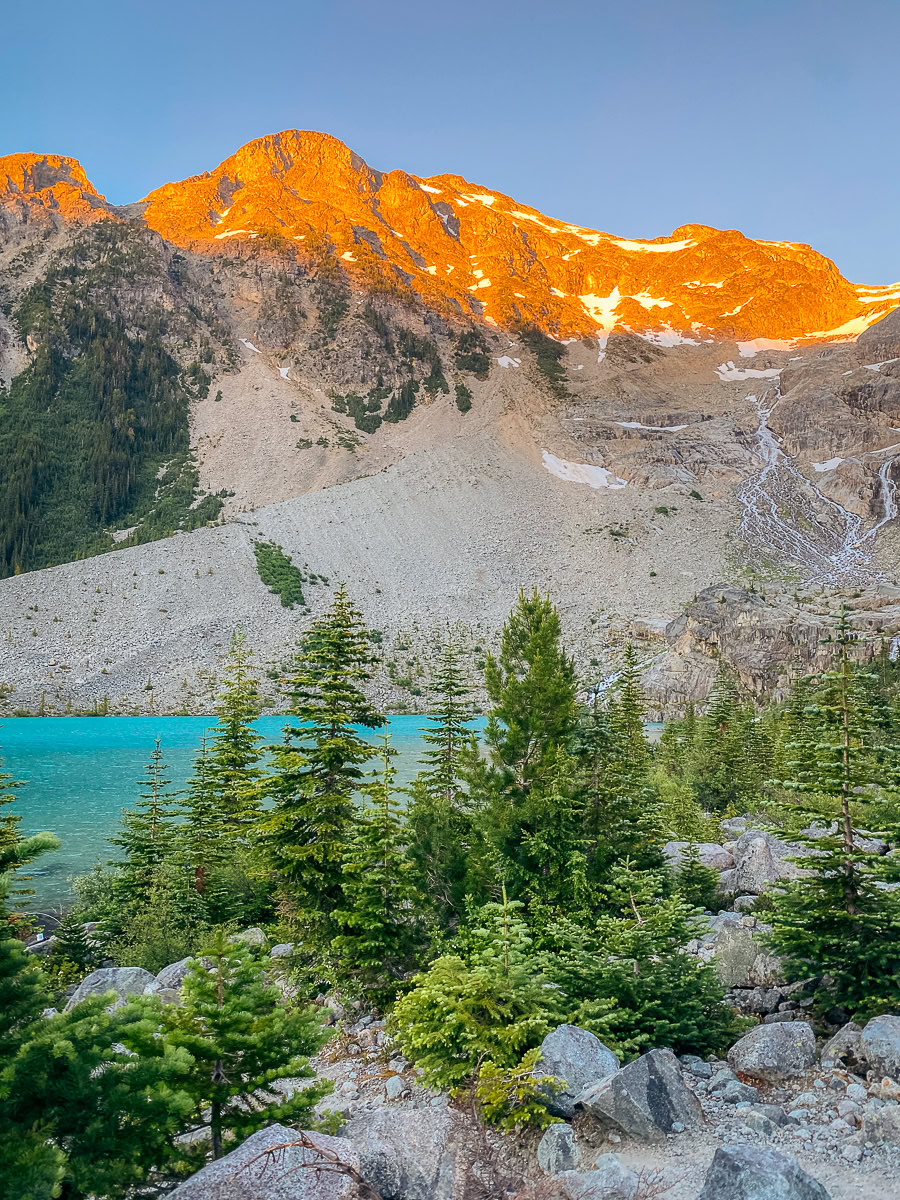 Joffre lakes camping sale